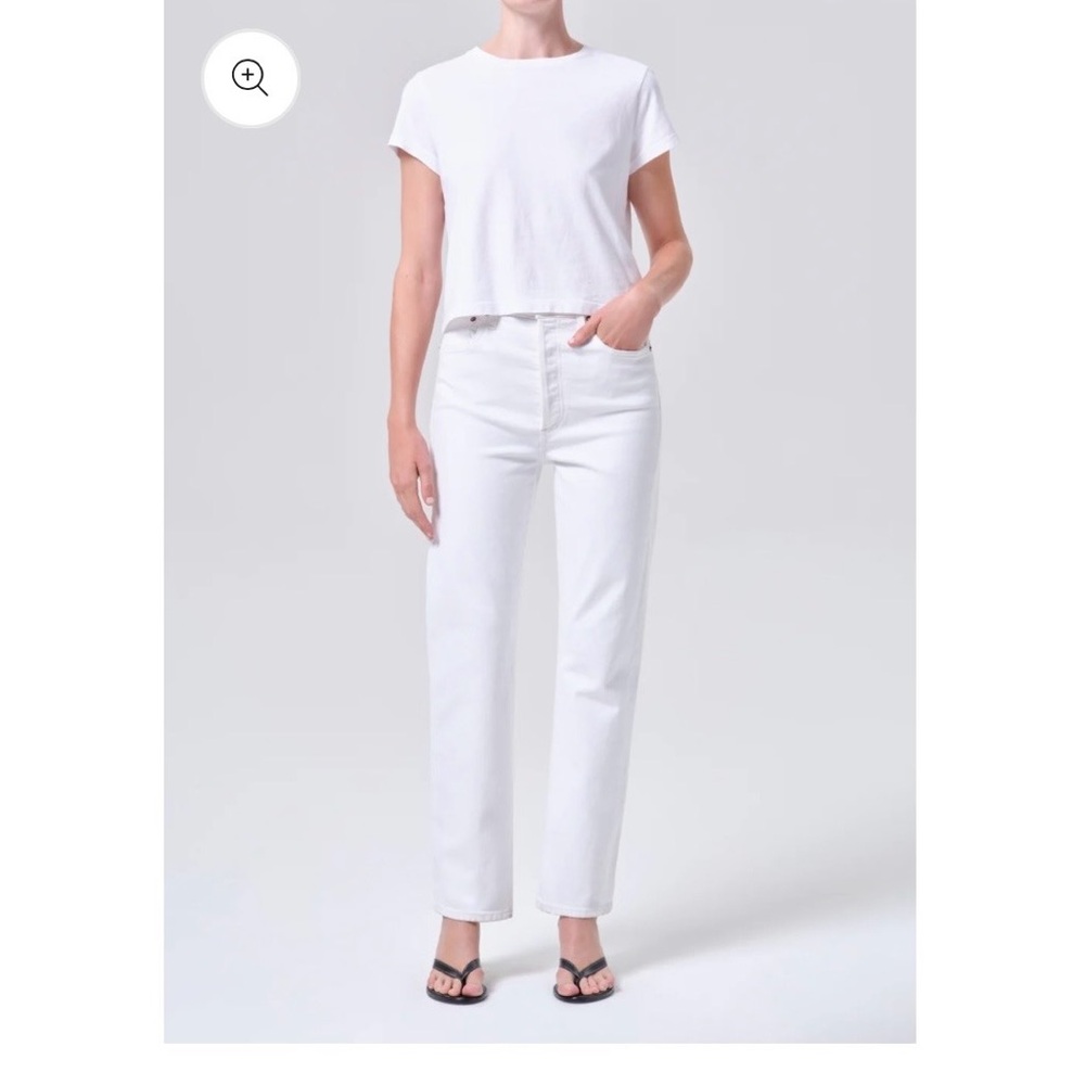 AGOLDE 90s Pinch Waist Jeans in White